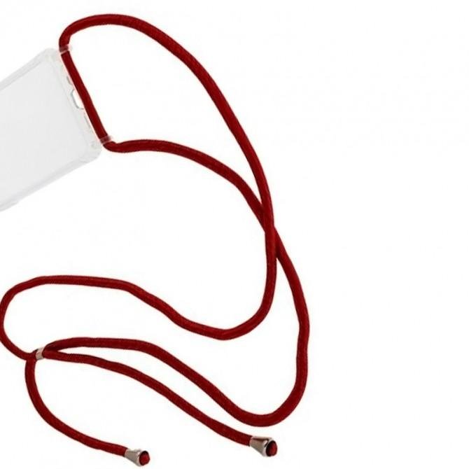 Чохол з шнурком Crystal Cord для Samsung S20 FE Білий-1