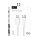 Кабель USB WALKER C585 Type-C to Type-C 60W 1m white