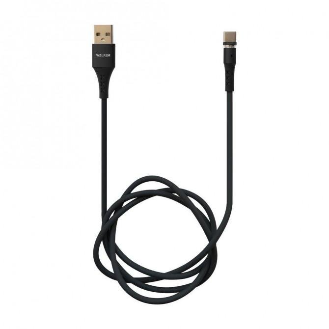 Кабель WALKER C775 Magnetic Type-C Black-1