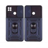 Чехол HONOR Hard Defence Series Xiaomi Redmi 9c/ Redmi 10A Light Blue (with Camshield and magnet)