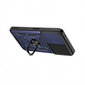 Чохол HONOR Hard Defence Series Samsung A055 Galaxy A05s  Blue (with Camshield and magnet)