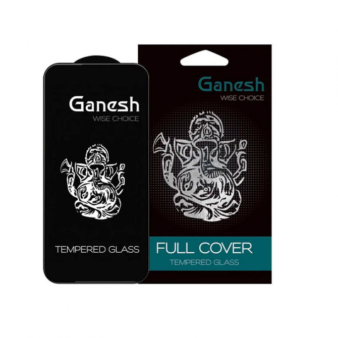 Защитное стекло Ganesh для APPLE iPhone 17 Pro Max/18 Pro Max (0.3 мм, 5D черное)