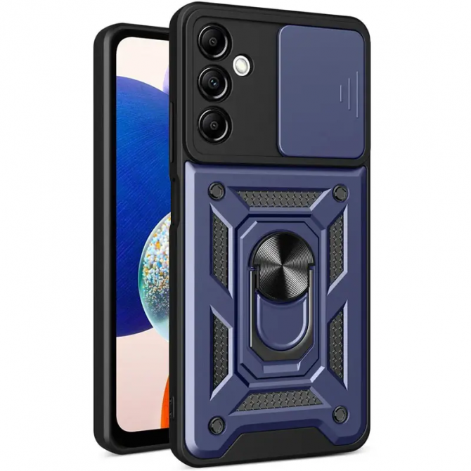 Чехол HONOR Hard Defence Series Samsung A376 Galaxy A37 5G Blue (with Camshield and magnet)