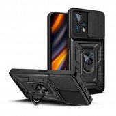 Чохол HONOR Hard Defence Series Xiaomi Poco X4 GT Black (with Camshield and magnet) Чохол HONOR Hard Defence Series Xiaomi Poco X4 GT Black (with Camshield and magnet)