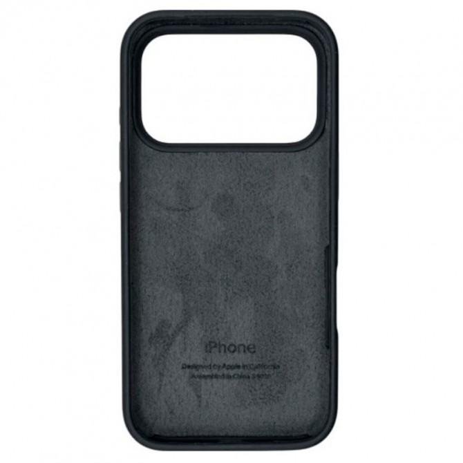 Силиконовый чехол для iPhone 17 Pro Max Black FULL-1