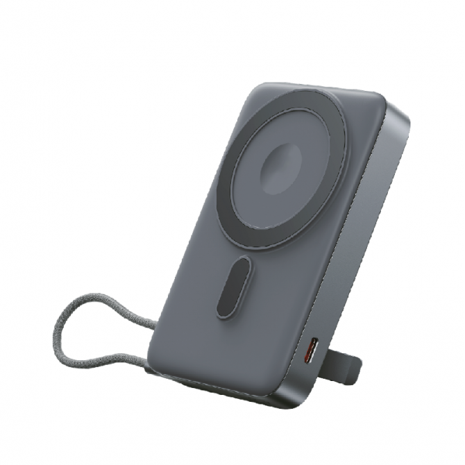 Дополнительная батарея Relict Pulse 2in1 10000mAh MagSafe 22.5W Grey