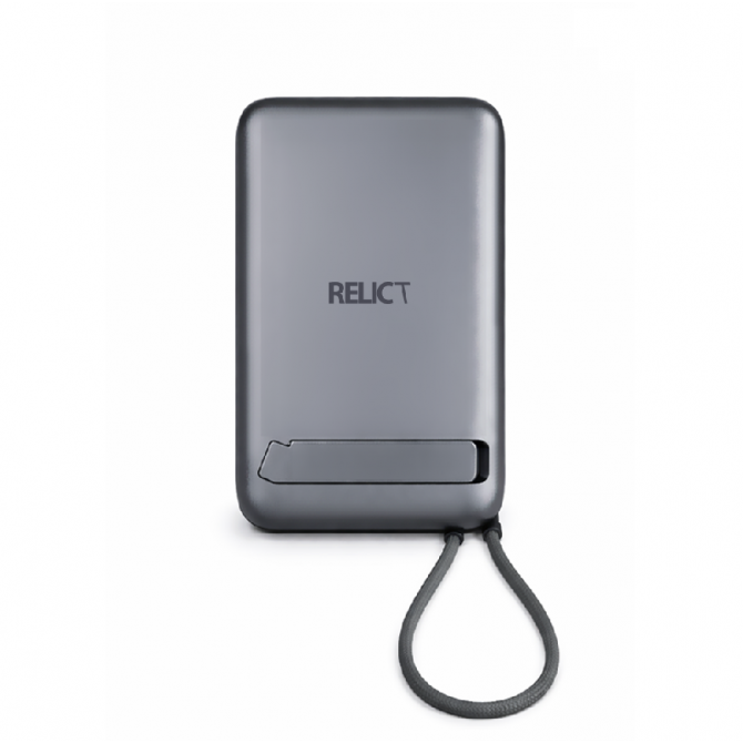 Дополнительная батарея Relict Pulse 2in1 10000mAh MagSafe 22.5W Grey-1