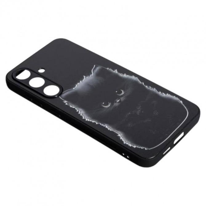 Накладка PC Fashion Mix Samsung Galaxy A56 Black Cat-1