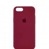 Силиконовый чехол для iPhone 7/8 Темно Бордовый