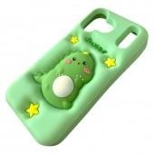 Чохол 3D Dino series for iPhone 17 Pro Max Green