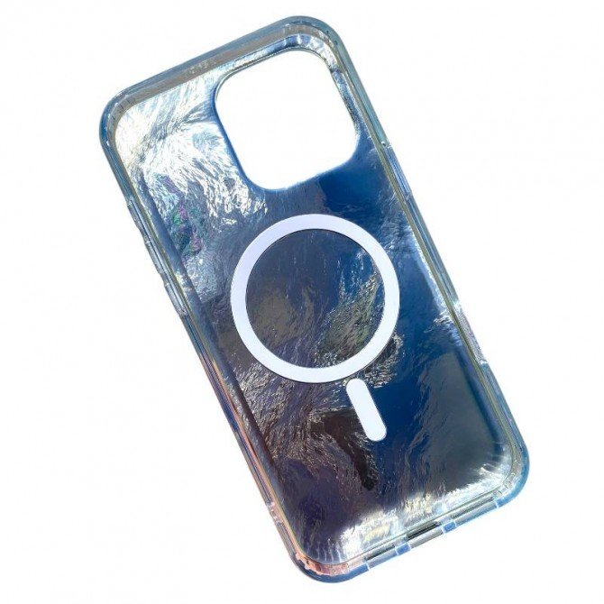 Чохол TPU Shiny Mountain (MagFit) для Apple iPhone 15 Pro Max (6.7") Black-4