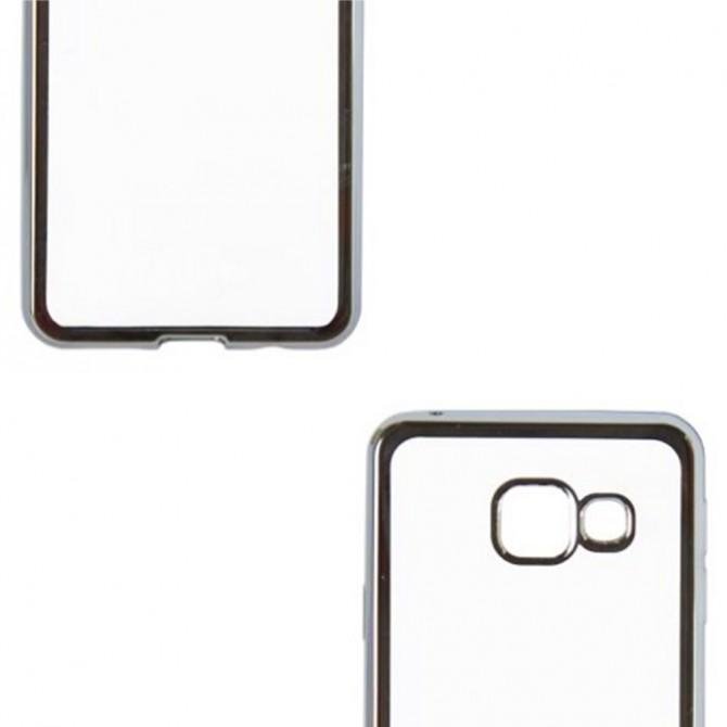 Чехол Electroplating TPU case для Samsung A5 silver-3