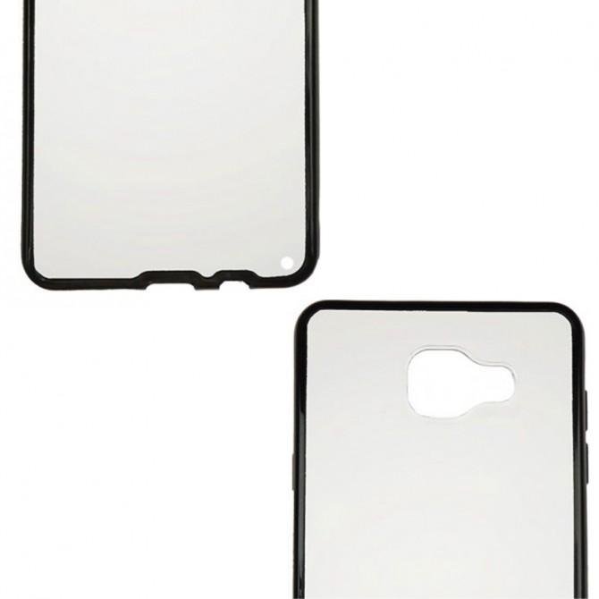 Чехол Electroplating TPU case для Samsung A710 Чёрный-3