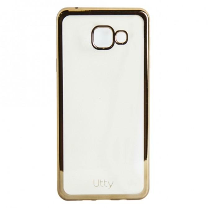 Чехол Electroplating TPU case для Samsung A710 gold-1