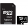 Карта пам'яті Apacer MicroSDHC 64GB UHS-I (Class 10)+SD Адаптер