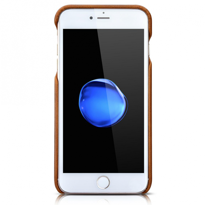 Чехол Icarer Metal Warrior Oil Wax Real Leather Series для iPhone 7 Plus (rip 7007) Coffee-2