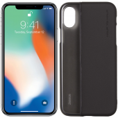 Чохол Baseus Half to Half Series для iPhone X Чорний/Прозорий Чохол Baseus Half to Half Series для iPhone X Чорний/Прозорий