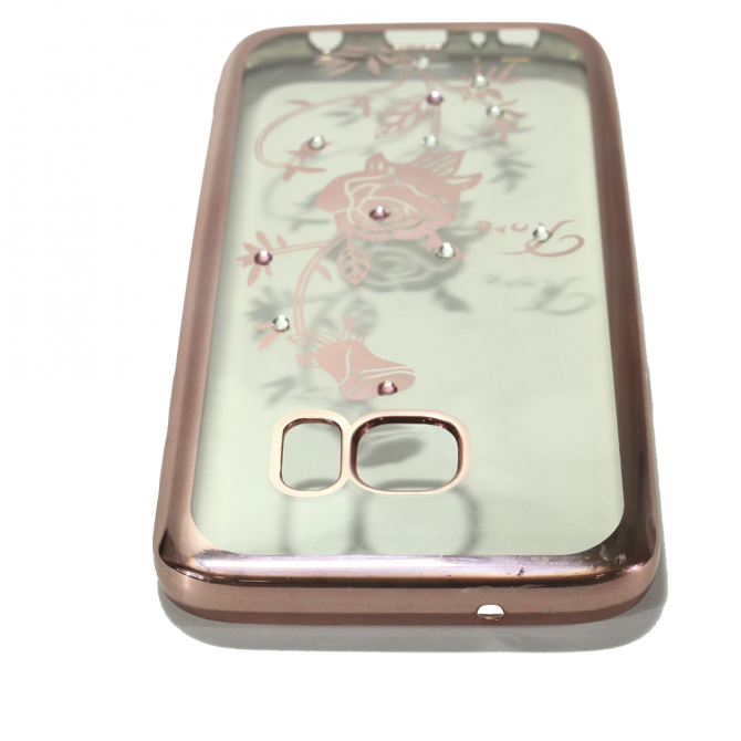 Чохол Beckberg Breathe seria для Samsung G930 Galaxy S7 Рожевий-3