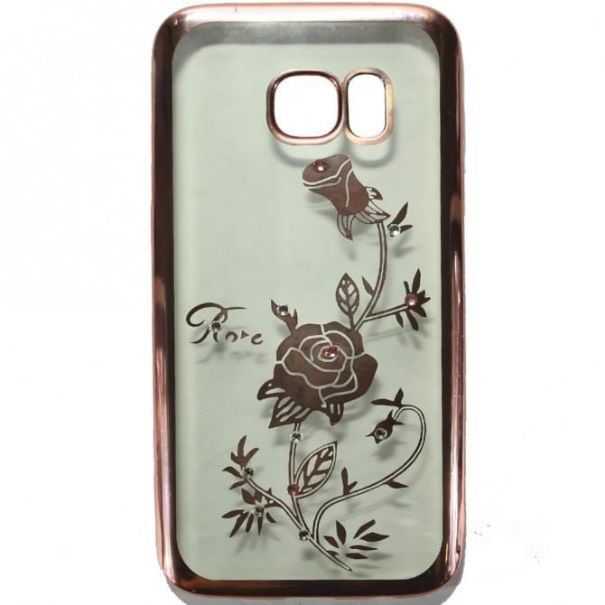 Чохол Beckberg Breathe seria для Samsung G935 Galaxy S7 Edge Рожевий-1