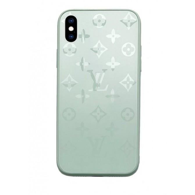 Чохол TPU Glass LV для iPhone Xs М'ятний-3