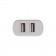 Мережевий зарядний пристрій Remax 2USB White + Type-C (RP-U35)