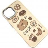 Накладка Graffiti Cartoon для iPhone 15 Bear&Sweets
