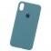 Оригинальный силиконовый чехол для iPhone Xr Хвойно Зеленый FULL