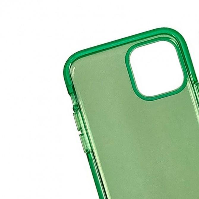 Чохол силіконовий Clear Neon для Apple iPhone 11 Зелений-2