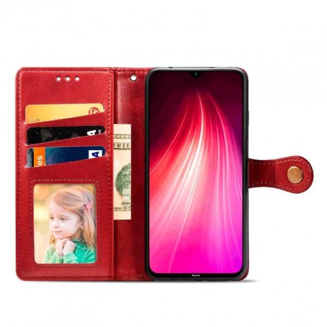 Чехол-книжка GETMAN Gallant for Oppo A58 4G Red-1