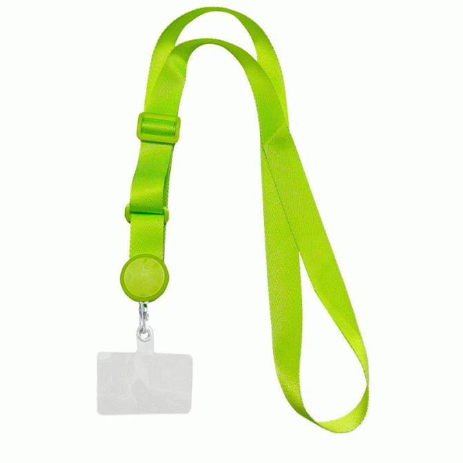 Шнурок для телефону (широкий) 150см (Neon Green)