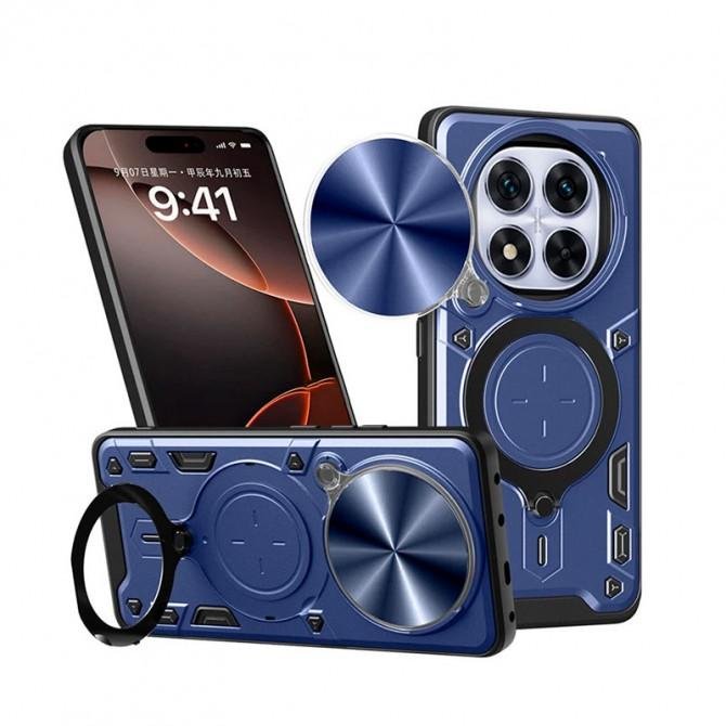 Протиударний чохол для Xiaomi Redmi Note 14 Pro 5G/ Poco X7 Blue (with Camshield and magnet)
