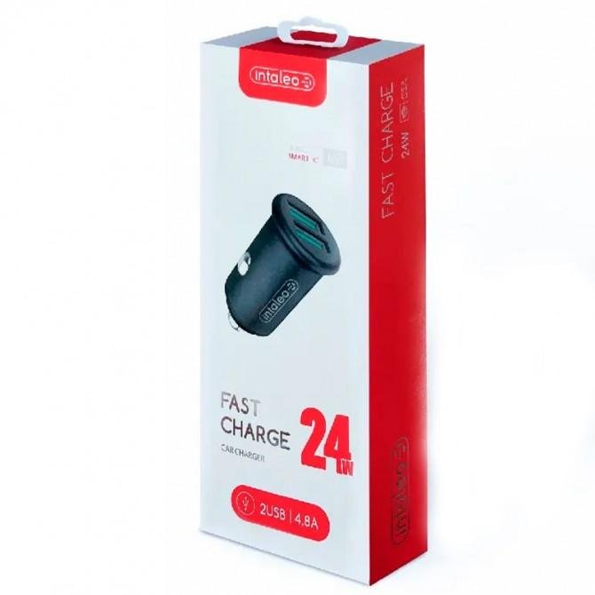 Автомобильное зарядное устройство Intaleo CCG482 2хUSB 5V/4,8A/24W Grey-2