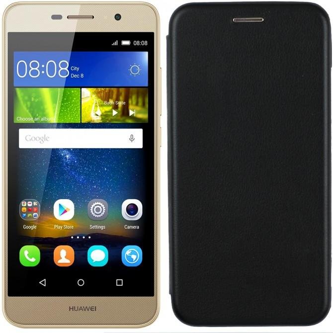 Чехол книжка U-Like Best для Huawei Y6 Pro Чёрный