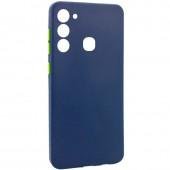 Чехол TPU Square Full Camera for TECNO Spark 8C Синий