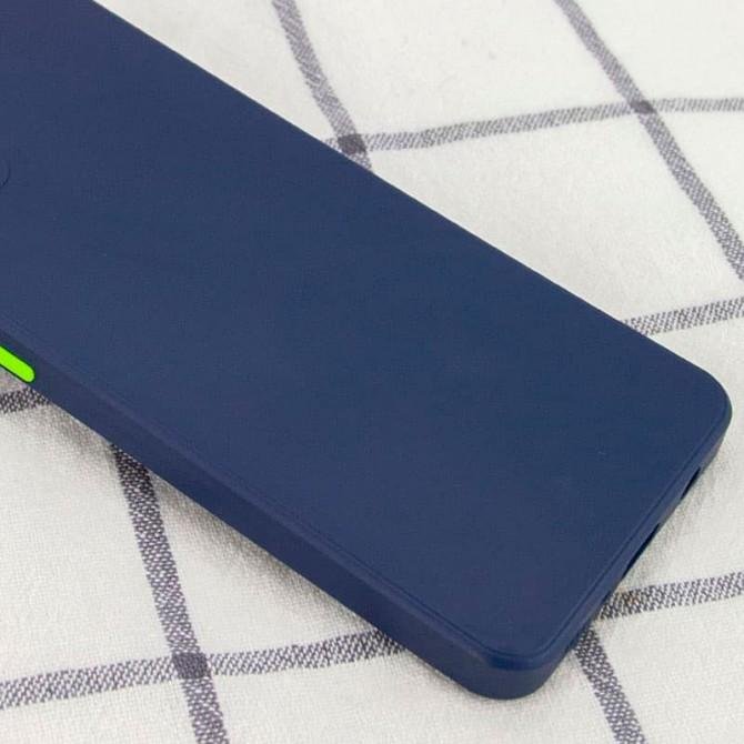 Чохол TPU Square Full Camera for TECNO Spark 8C Синій-1