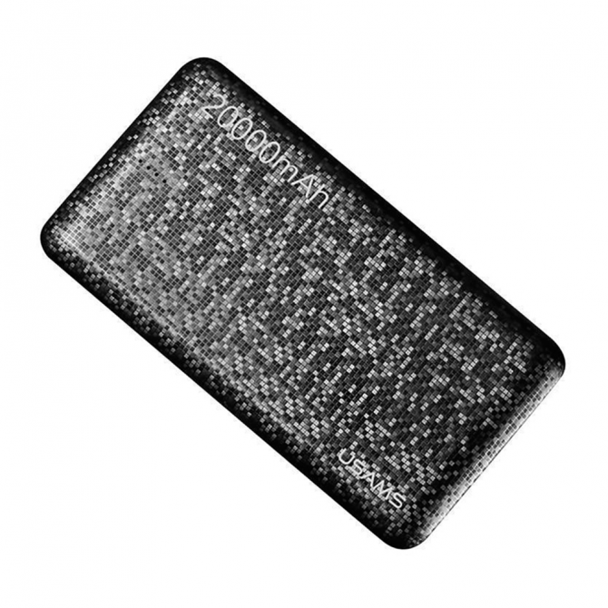 Повербанк Usams US-CD32 Mosaic Series 20000 mAh Чорний-1