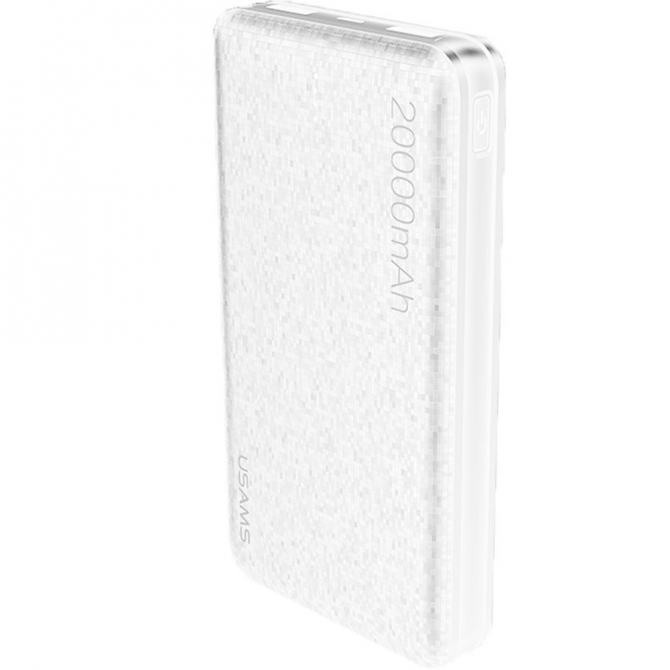 Повербанк Usams US-CD32 Mosaic Series 20000 mAh Білий