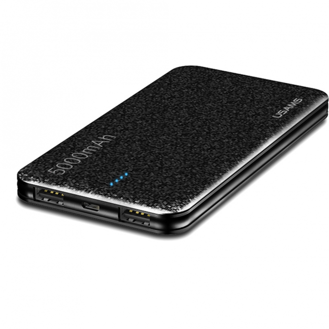 Повербанк Usams US-CD20 Mosaic Series 5000 mAh Чорний-1
