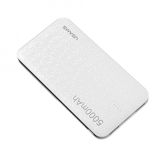 Повербанк Usams US-CD20 Mosaic Series 5000 mAh Білий-1