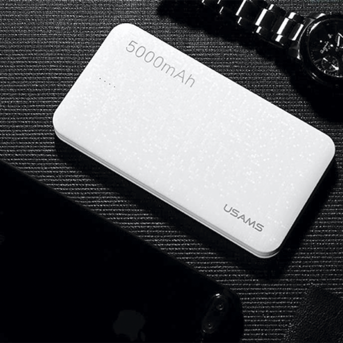 Повербанк Usams US-CD20 Mosaic Series 5000 mAh Білий-3