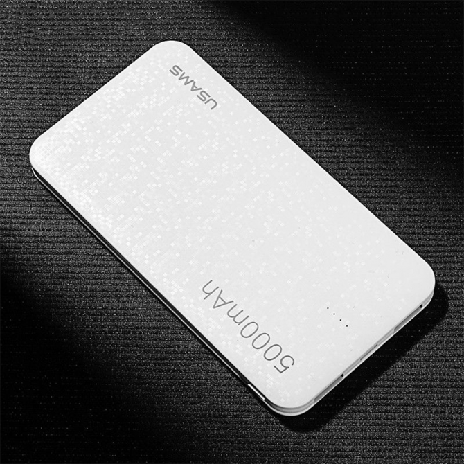 Повербанк Usams US-CD20 Mosaic Series 5000 mAh Білий-4