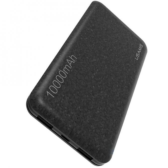 Повербанк Usams US-CD21 Mosaic Series 10000 mAh Чорний-1