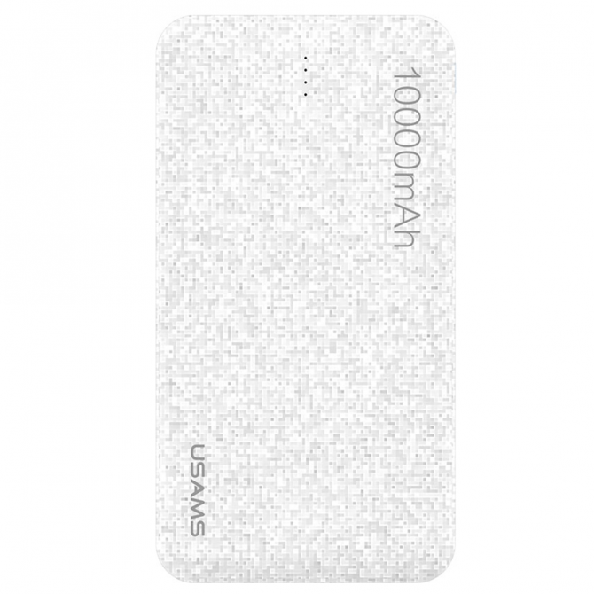 Повербанк Usams US-CD21 Mosaic Series 10000 mAh Белый