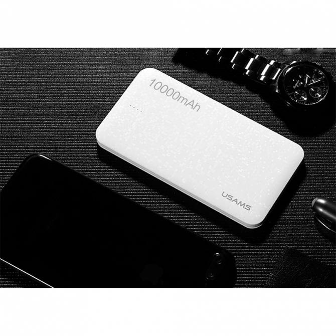 Повербанк Usams US-CD21 Mosaic Series 10000 mAh Белый-1