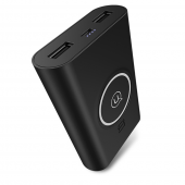 Повербанк Usams+Wireless Charging Pad US-CD31 Wish Series 8000 mAh Чорний Повербанк Usams+Wireless Charging Pad US-CD31 Wish Series 8000 mAh Чорний