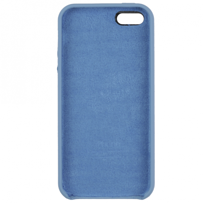 Чохол силіконовий для iPhone 5/5s/SE Блакитний-2