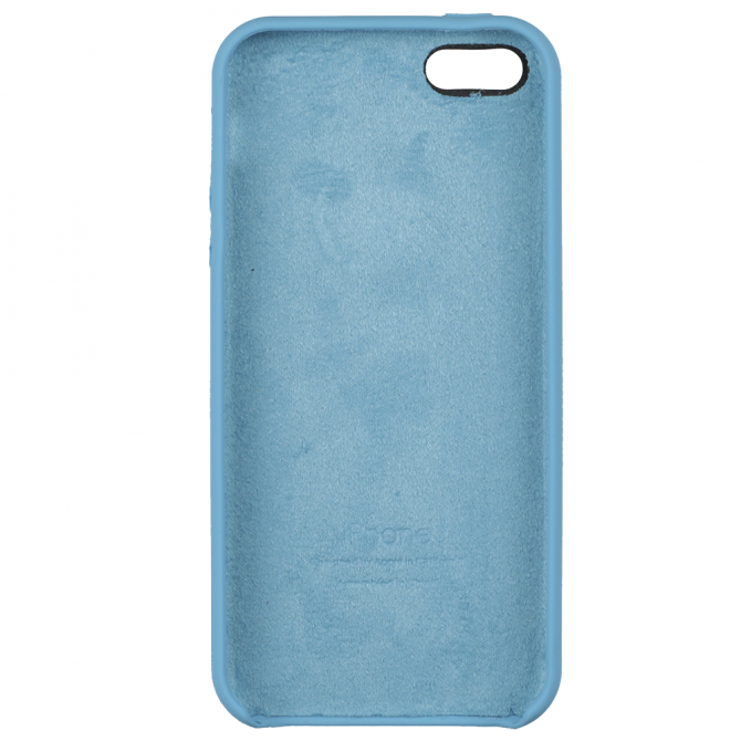 Чохол силіконовий для iPhone 5/5s/SE Небесно синій-1