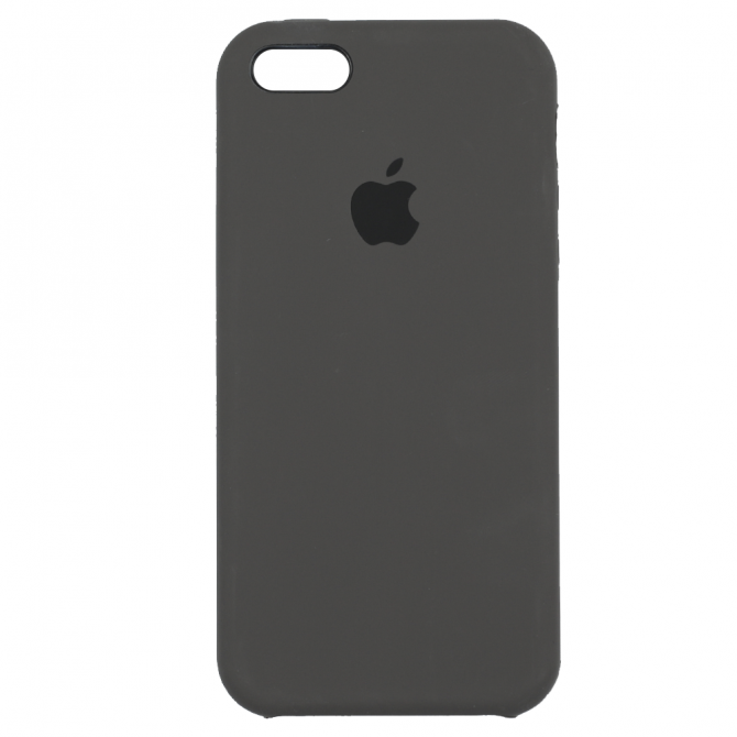 Чохол силіконовий для iPhone 5/5s/SE Кавовий-1