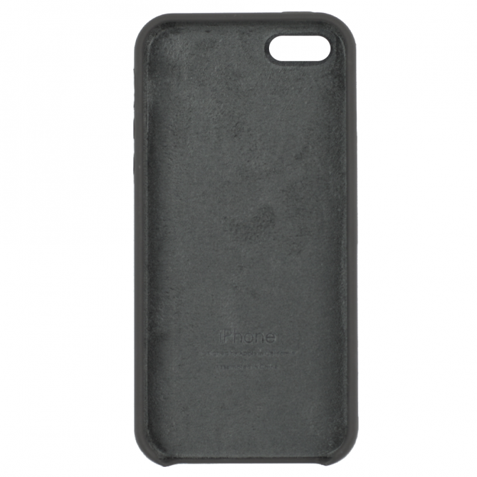 Чохол силіконовий для iPhone 5/5s/SE Кавовий-2