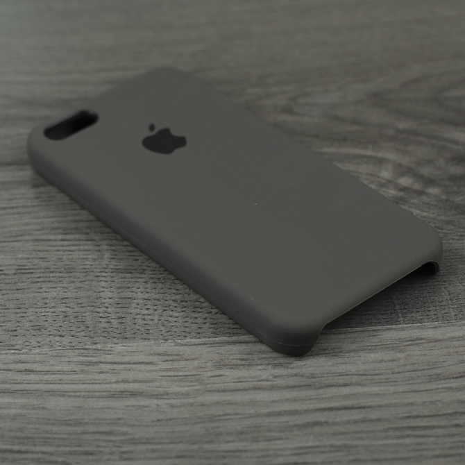 Чохол силіконовий для iPhone 5/5s/SE Кавовий-3